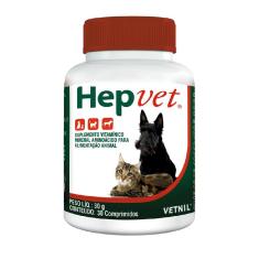 Imagem de Suplemento Vitamínico Vetnil Hepvet Para Cães E Gatos - 30 G