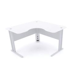 Imagem de Mesa Em L P/ Escrit rio 140x140 Pandin Maxxi - Branco