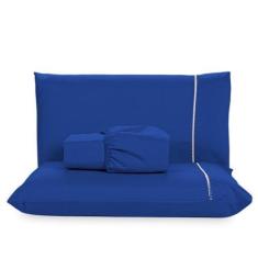 Imagem de Jogo De Lençol Queen Micropercal 200 Fios Ponto Palito 3 Peças - Confo