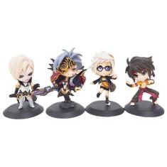 Imagem de 4pcs guerreiro figura modelo de brinquedo