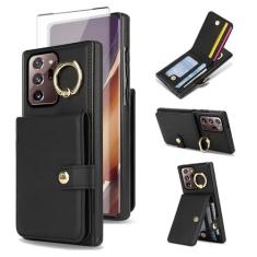 Imagem de Asuwish Capa de celular para Samsung Galaxy Note 20 Ultra 5G carteira com anel protetor de tela com bloqueio de RFID, compartimento para cartão Note20 Plus Notes 20Ultra Note20+ U + 20+ Twenty Not S20