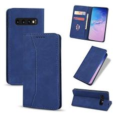 Imagem de UEEBAI Capa carteira para Samsung Galaxy S8 Plus, capa de couro PU premium vintage fosco carteira flip [compartimentos para cartões] [fecho magnético] função de suporte fólio à prova de choque