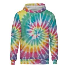 hype house merch moletom com capuz tie dye