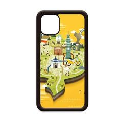 Imagem de Taipei Mapa de viagem China para iPhone 11 Pro Max Capa para Apple Mobile Case Shell