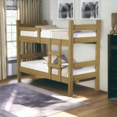 Imagem de Beliche Versátil Letícia Freijó Com Auxiliar E 03 Colchões Cambel - Vj