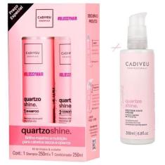 Imagem de Kit Cadiveu Quartzo Shine 250ml +Creme Quartzo Shine Protein - Cadiveu