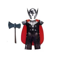 Imagem de Fantasia Infantil Thor Com Máscara Realista E.V,A + Machado - SGB MODA