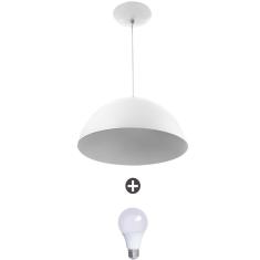 Imagem de Pendente Meia Lua 40 Alumínio  Com Lampada