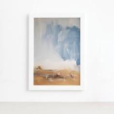 Imagem de Quadro Abstrato para Sala Deserto Moldura  22x32cm