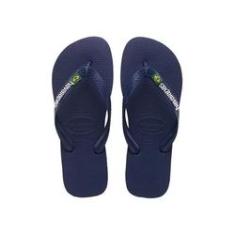 Imagem de Chinelo Masc HAVAIANAS Brasil logo marinho