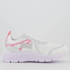 Imagem de Tênis Everlast Bunker 5 Feminino Branco e Rosa-Feminino