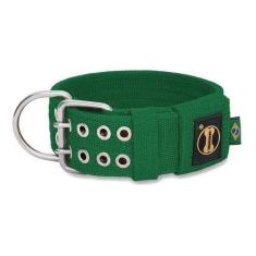 Imagem de Coleira Cachorro Grande Forte Coleira Amorosso Coleira Forte (Verde Tr