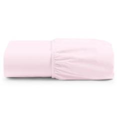 Imagem de Lençol Unique Avulso de Baixo Casal Padrão com Elástico Micro Percal 400 Fios - Rosa