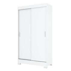 Imagem de Guarda Roupa Solteiro B351 Branco Brilho – Briz Móveis