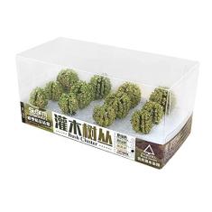 Imagem de MOUDOAUER 12Pcs Model Bush Tree Scene Plastic for Forest HO Scale Model Railway Scenery Diorama Supplies Scenery Landscape