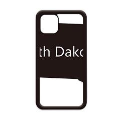 Imagem de Dakota do Sul EUA Mapa contorno para iPhone 12 Pro Max Capa para Apple Mini Mobile Case Shell