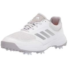 Imagem de adidas Tênis de golfe feminino Tech Response 2.0, Branco/prata/cinza, 38