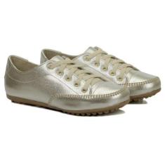 Imagem de Tênis feminino Prata confort de couro - Izabella Araújo, Prata, 35