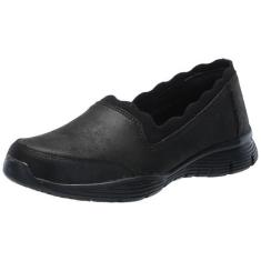 Imagem de Skechers Modern Comfort Women's Mocassim Seager-Our Way, Preto, 6