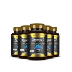 Imagem de 5X omega 3 concentrado meg 3 120 caps hf suplementos