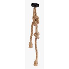 Imagem de Lustre Pendente Corda Para 2 Lâmpadas E27 Bivolt