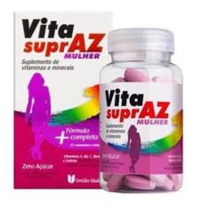 Imagem de Suplemento Vitaminico Uniao Quimica Vita Supraz Mulher 60 Comprimidos