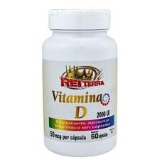 Imagem de Vitamina D 2000Ui 60 Cápsulas 500Mg - Rei Terra