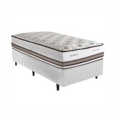 Imagem de Cama Box de Solteiro Herval Spettácolo, Molas Ensacadas, 74x96x203 cm