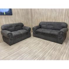 Imagem de Sofá 2 e 3 Lugares Marrom 603 Viena - Alpoim