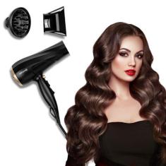 Imagem de Secador De Cabelo 3 Configurações De Calor Filtro Removível E Difusor