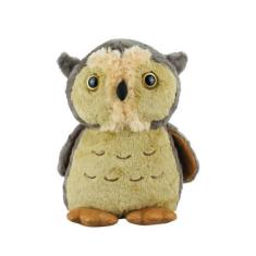 Imagem de Coruja De Pelúcia Marrom Safari Em Pé 23 cm - Fofy Toys