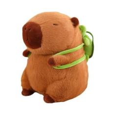 Imagem de Kawaii Kapibara Brinquedo De Pelúcia 25-55cm Feio Bonito Capivara Bone