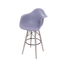 Imagem de Banqueta Eames Dkr Com Braço - Cinza
