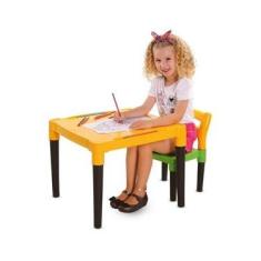 Imagem de Mesinha Infantil Viva Estudar com Cadeira - Dismat