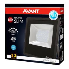 Imagem de Refletor Led 50w Cob Avant Bivolt Slim Ip65 Branco Frio 6500k