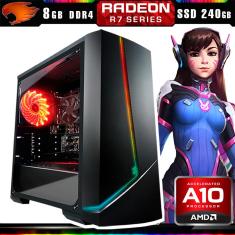 Imagem de Pc Gamer G-Fire Htg-434 AMD A10 9700 8Gb (Radeon R7 2Gb) SSD 240Gb