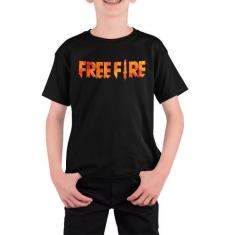 Camiseta Free Fire Jogo Game 06 personalizada com nome - Infantil