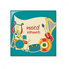 Imagem de Headset Drum Music Instruments Pattern Ceramic Tile Glossy Decal Glazed Brick Adorn Stone
