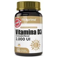 Imagem de Vitamina D3 2000Ui Colecalciferol Extra 150 Cápsulas - Fitoprime