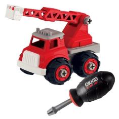 Imagem de Caminhão Roda Livre - City Machine - Bombeiro - 16 Peças - Multikids