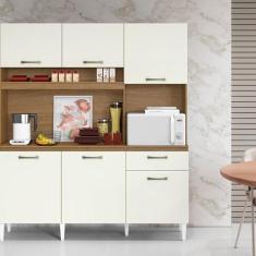Imagem de Cozinha Compacta 5 Portas 2 Gavetas Siena ATACAMA/OFF-WHITE