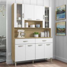 Imagem de Armário de Cozinha Compacta 8 Portas 2 Gavetas Golden