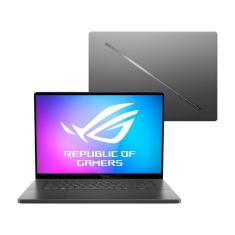 Imagem de Notebook Gamer ROG Zephyrus G16 GA605WI RTX4070 AMD Ryzen AI 9 HX 370 32GB Ram 2TB SSD Windows 11 Home Tela 16&quot; OLED 240Hz Eclipse Gray - QR062W