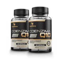 Imagem de 2x Coenzima Q10 (Ubiquinona) 100mg Por Porção 60 Capsulas Tuttiflora