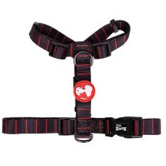 Imagem de Coleira Peitoral de passeio Para Cachorro Snoopy BLACK RED Zooz Pets Ajustável