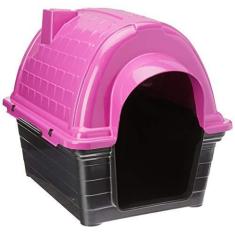 Imagem de Furacão Pet Iglu Casinha de Plástico para Cães, Rosa, 1