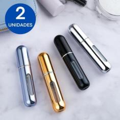Imagem de Kit 2 Mini Frasco Spray Porta Perfume 5ml Para Viagem Mala Bolsa - Min