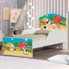 Imagem de Mini Cama Fazendinha Colorida Com Colchão