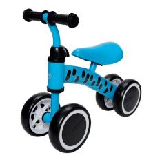 Imagem de Bicicleta De Equilibrio Sem Pedal Infantil Zippy Toys Andador Bebê Até 24Kg Quadriciclo Azul