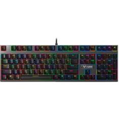 Imagem de Teclado com Fio Rapoo V700RGB Black (Ingles)